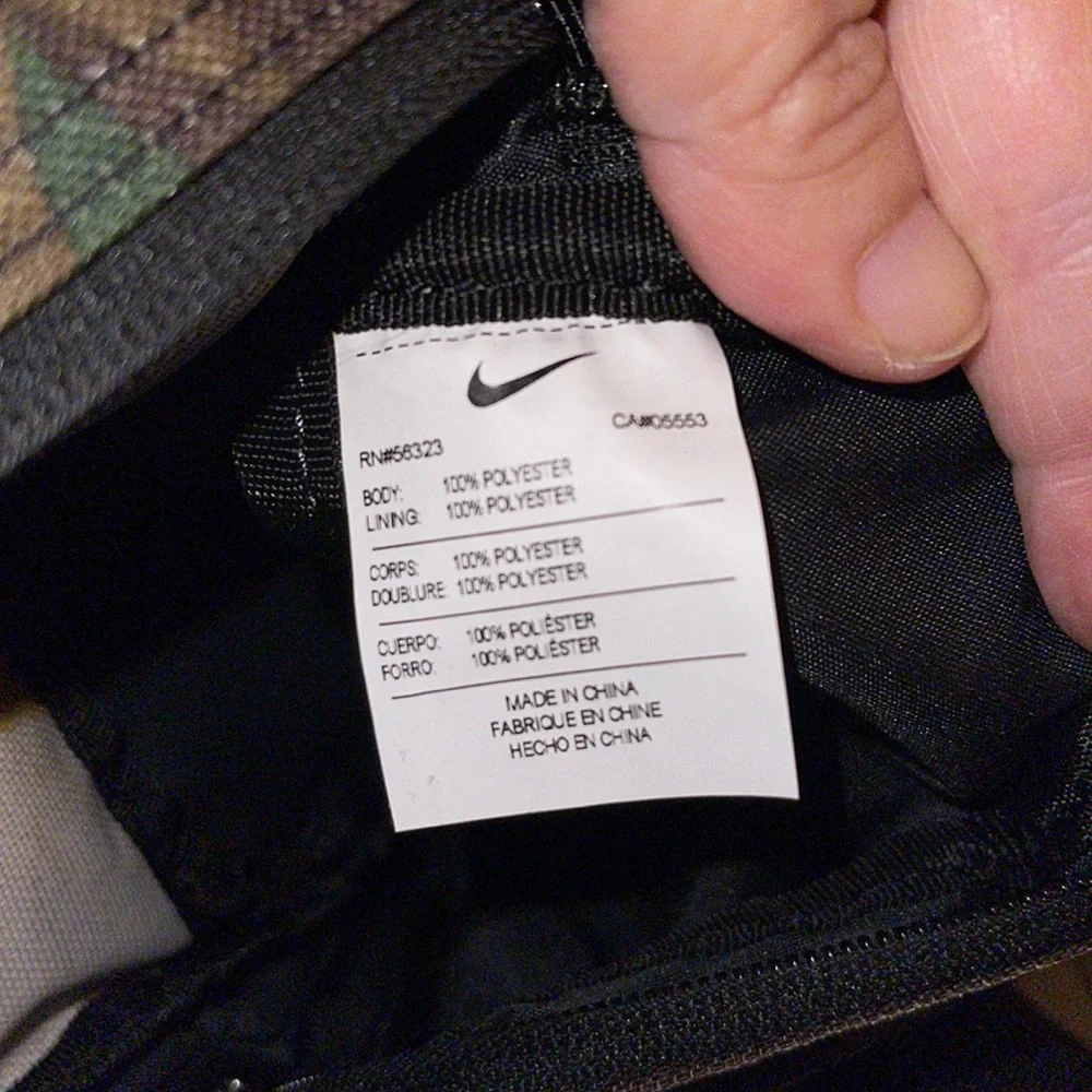 Nike SB Camo Crossbody Bag - Green Brown Black